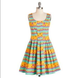 Sweet pleats desert road dress